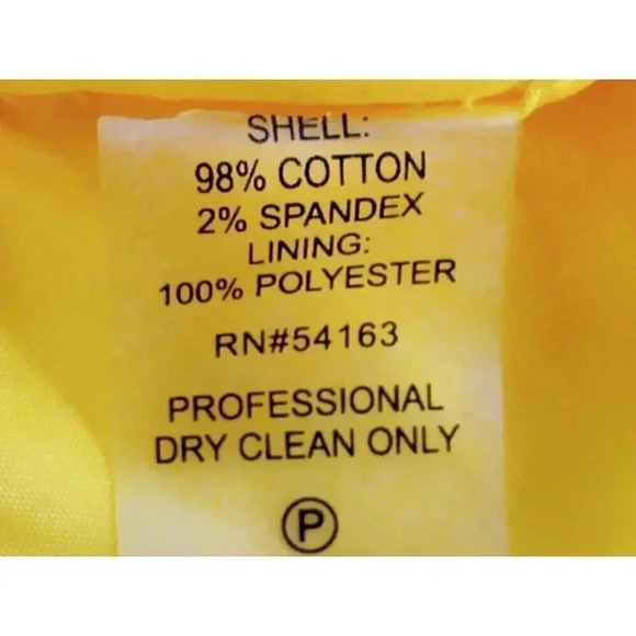 Calvin Klein Womens Dress Yellow Sleeveless V-Neck Shift Knee Length Lace Up 8 - Picture 6 of 7